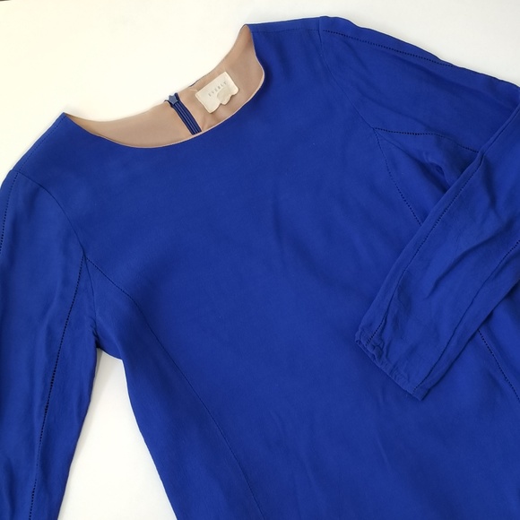 Everly Women's Blue Dress Long Sleeve, Size Small - Picture 8 of 8